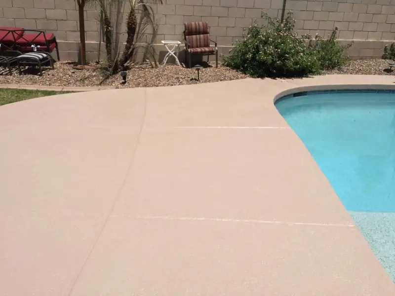 Austin deck resurfacing around pool — cool deck refinish