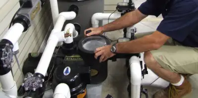 Austin Pool Pro showroom: view our high-end pool pumps and heaters available for installation in Austin